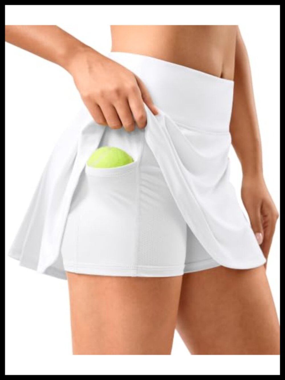 Skort for Women Pleated Tennis Golf High Waisted Athletic with Pockets